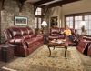 Picture of Softie - Oxblood Reclining Sofa