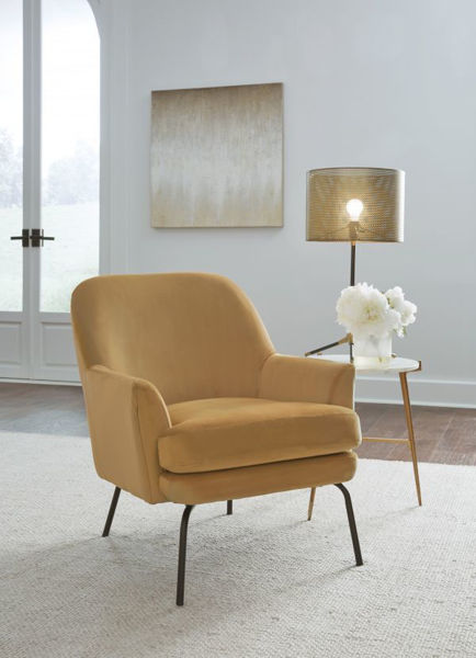 Picture of Dericka - Gold Accent Chair