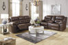 Picture of Stoneland - Chocolate Reclining Sofa