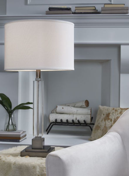 Picture of Deccalen Clear/Silver Table Lamp