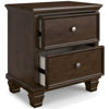 Picture of Danabrin - Brown 2-Drawer Night Stand