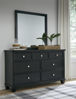 Picture of Lanolee - Black 5-Drawer Chest