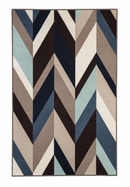 Picture of Keelia - Blue/Blk/Gray 4x7 Rug
