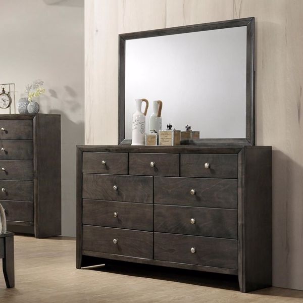 Evan Gray Dresser Mirror Kimbrell S Furniture
