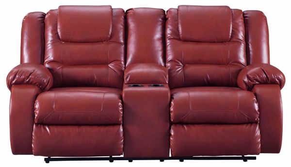 Picture of Vacherie - Salsa Reclining Console Loveseat