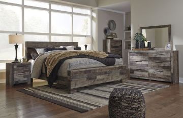 Show details for Derekson - Multi Gray King Bed Picture of Derekson - Multi Gray King Bed