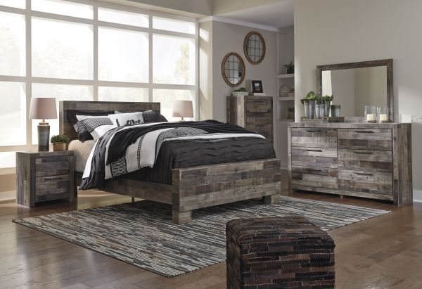 Picture of Derekson - Multi Gray Queen Bed