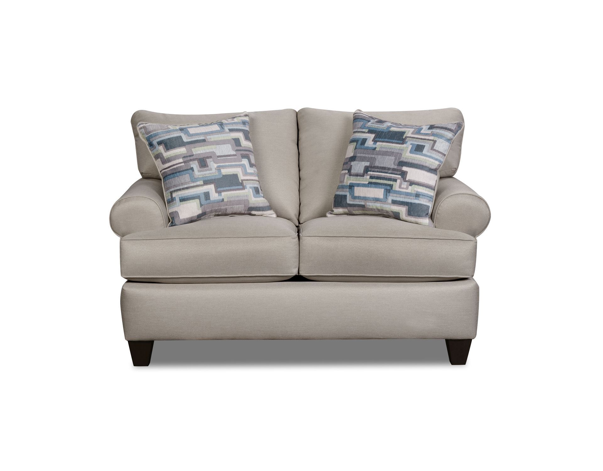 Jackpot - Hogan Nickel Loveseat | Kimbrell's Furniture