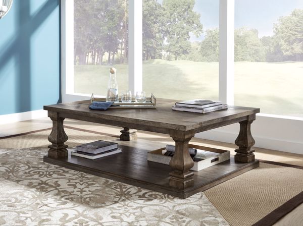 Picture of Johnelle - Gray Cocktail Table