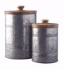 Picture of Divakar Antique Gray 2PC Jar Set