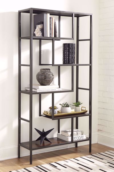Picture of Frankwell Brown/Black Bookcase