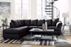 Picture of Darcy - Black RAF 2PC Sectional