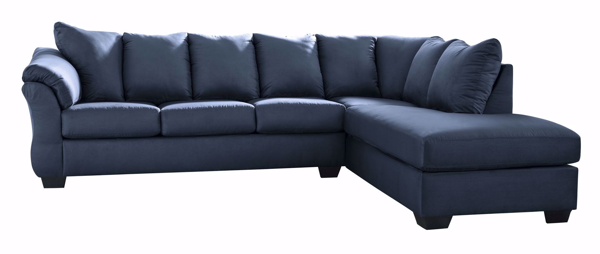 Darcy - Blue LAF 2PC Sectional | Kimbrell's Furniture