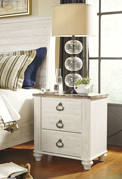 Picture of Willowton - White Nightstand