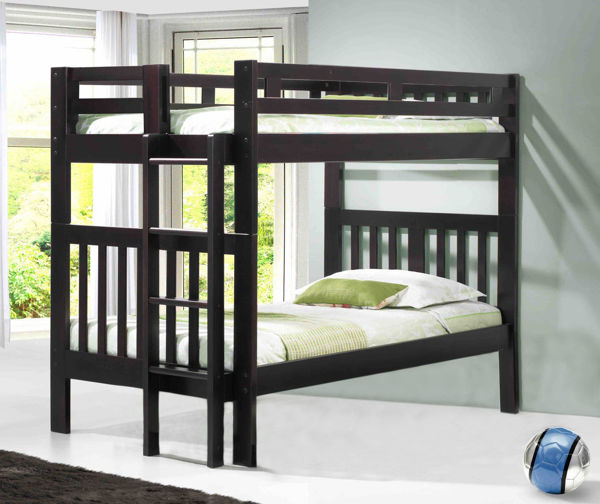Picture of Naples - Espresso Twin/Twin Bunk Bed