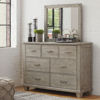 Picture of Naydell Gray Dresser & Mirror