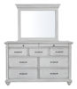 Picture of Kanwyn - White Dresser & Mirror