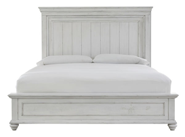 Kanwyn - White King Panel Bed | Kimbrell's Furniture