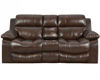 Picture of Positano - Cocoa Reclining Loveseat with Console