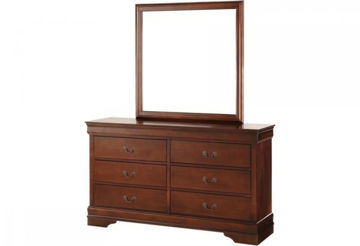 Show details for Mayville - Cherry Dresser/Mirror Picture of Mayville - Cherry Dresser/Mirror
