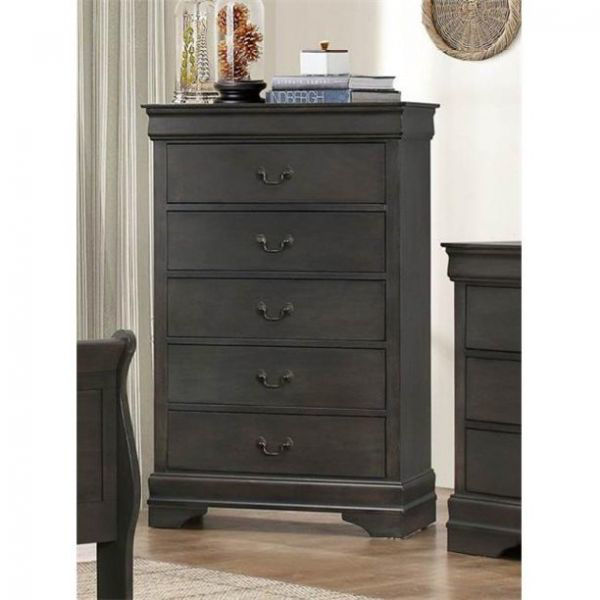 Picture of MAYVILLE GRAY 5-DRWR CHEST