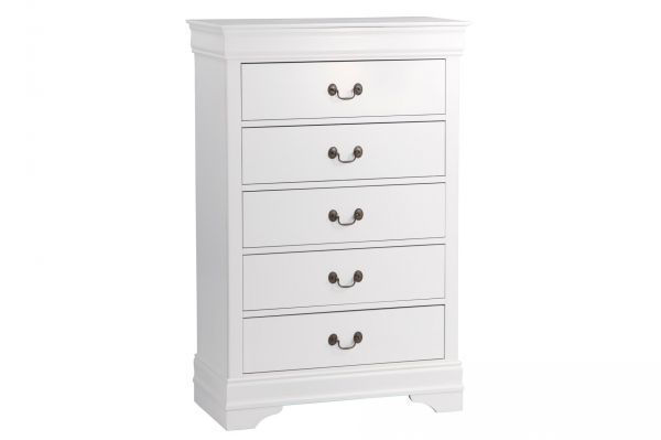 Picture of MAYVILLE WHITE 5-DRWR CHEST