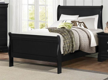 Show details for Mayville Black Twin Bed Picture of Mayville Black Twin Bed