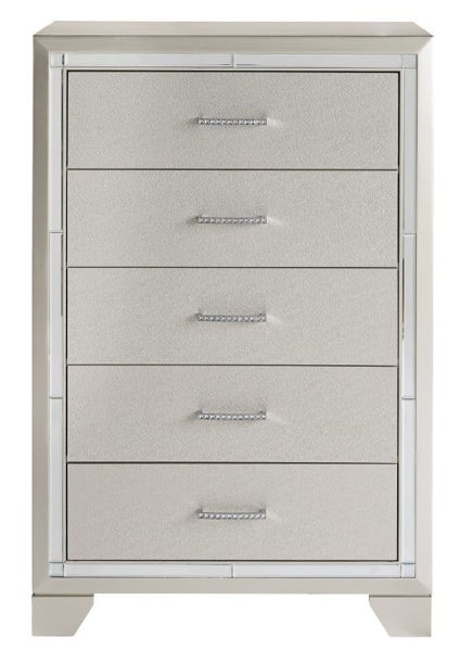 Picture of Lonnix - Silver 5 Drawer Chest