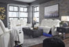 Picture of Party Time - White Power Reclining Sofa