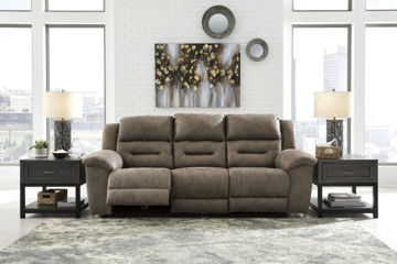 Show details for Stoneland - Fossil Reclining Sofa Picture of Stoneland - Fossil Reclining Sofa