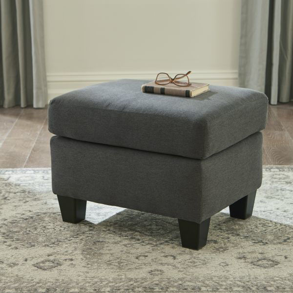 Picture of Bayonne - Charcoal Ottoman
