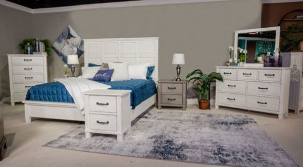 Picture of Braunter - White Queen Bed
