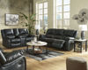 Picture of Calderwell -Black Reclining Sofa