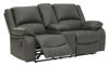 Picture of Calderwell - Gray Reclining Console Loveseat