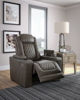 Picture of Hyllmont - Gray Dual Power Reclining Loveseat