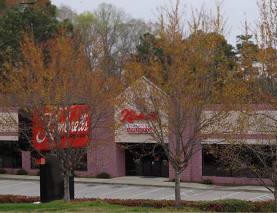 Entrance to Kimbrells in Raleigh, NC Wilmington St