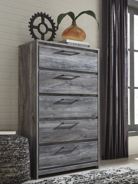 Picture of Baystorm - Gray 5-Drawer Chest