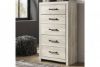 Picture of Cambeck - White 5-Drawer Chest