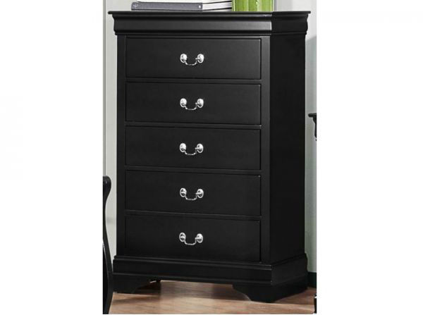 Picture of MAYVILLE BLACK 5-DRWR CHEST