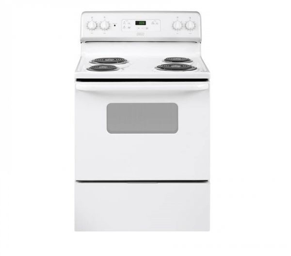 Picture of 30" White Electric Coil Range