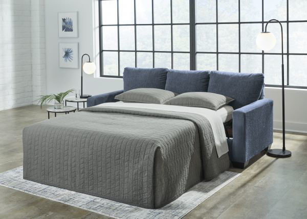 Picture of Rannis - Navy Queen Sleeper Sofa