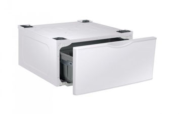 Show details for White Front Load Pedestal Picture of White Front Load Pedestal