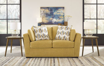 Show details for Keerwick - Sunflower Loveseat Picture of Keerwick - Sunflower Loveseat
