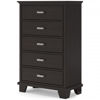 Picture of Covetown - Brown 5-Drawer Chest