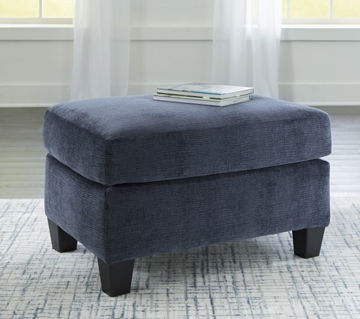 Show details for Amity Bay Ink Ottoman Picture of Amity Bay Ink Ottoman