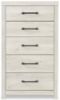 Picture of Cambeck - White 5-Drawer Chest