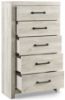 Picture of Cambeck - White 5-Drawer Chest