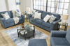 Picture of Cashton - Blue Loveseat