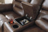 Picture of Stoneland - Fossil Reclining Loveseat with Console