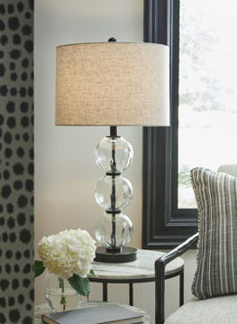 Show details for Aribal - Glass Table Lamp Pair Picture of Aribal - Glass Table Lamp Pair